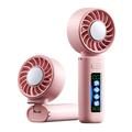 Ventola di raffreddamento TEC pieghevole M814 con display dinamico - 3000mAh - Rosa