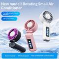 Ventola di raffreddamento TEC pieghevole M814 con display dinamico - 3000mAh - Rosa