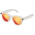 Elegante Occhiali intelligenti AI M88 con fotocamera da 2MP e assistente vocale - Bianco
