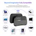 Tastiera wireless M9 Mini con touchpad e retroilluminazione RGB - Nero