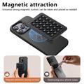 MC-W18 Supporto magnetico per telefono a ventosa in silicone - Nero