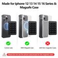 MC-W18 Supporto magnetico per telefono a ventosa in silicone - Nero