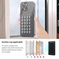 MC-W18 Supporto magnetico per telefono a ventosa in silicone - Nero
