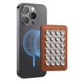 MC-W18 Supporto magnetico per telefono a ventosa in silicone - Marrone