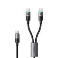 Mcdodo CA-6740 Cavo USB-C 2-in-1 100W a ricarica rapida - 1.5m  - Nero