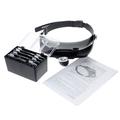 MG81001-A Lente d\'ingrandimento ad archetto a 2 LED con 4 lenti