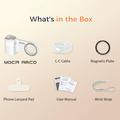 MOCA ARCO: impugnatura per telefono con MagSafe, telecomando e luce LED