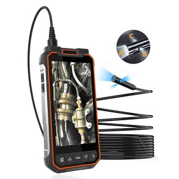 MS20 5m filo rigido LED luce ispezione fotocamera Borescope tripla lente Endoscopio