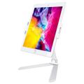 MT137 Supporto pieghevole in lega di alluminio per telefono/tablet - 4"-12" - Argento