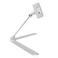 MT137 Supporto pieghevole in lega di alluminio per telefono/tablet - 4"-12" - Argento