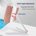 MT137 Supporto pieghevole in lega di alluminio per telefono/tablet - 4"-12" - Argento