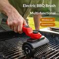 Spazzola elettrica senza fili per barbecue MY-118 - Rossa / Nera