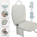 MYDAYS OUTDOOR 850230 Cuscino riscaldato con schienale - Grigio