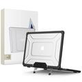 Custodia Tech-Protect SmartShell Pro per MacBook Air 13" 2023/2025/2026 - Nero / trasparente