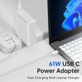 Caricabatterie USB-C per MacBook Pro 13" - Caricabatterie per laptop - 61W - Bianco