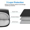 Custodia per laptop Haweel HWL7016 per MacBook Pro/Air 15" - Nera