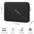 Custodia per laptop Haweel HWL7016 per MacBook Pro/Air 15" - Nera