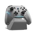 Controller di gioco wireless Machenike G5Pro Max con stazione di ricarica - Grigio