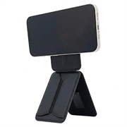 Supporto / bastone per selfie compatibile con MagSafe con porta carte per iPhone - Nero