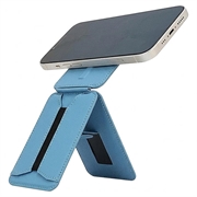 Supporto / bastone per selfie compatibile con MagSafe con porta carte per iPhone - Blu