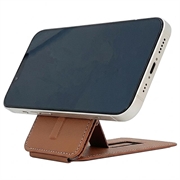 Supporto compatibile con MagSafe / Bastone per selfie con porta carte per iPhone - Marrone