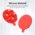 Supporto per telefono con ventosa in silicone MagSafe - Rosso