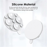 Supporto per telefono con ventosa in silicone MagSafe - Bianco