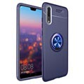 Custodia Magnetica con Anello di Supporto per Huawei P20 Pro - Blu