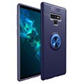 Custodia Magnetica con Anello di Supporto per Samsung Galaxy Note9 - Blu