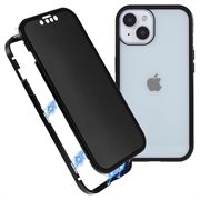 Custodia Magnetica con Vetro Temperato Privacy per iPhone 15 Plus