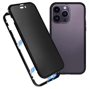 Custodia Magnetica con Vetro Temperato Privacy per iPhone 15 Pro Max