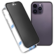 Custodia Magnetica con Vetro Temperato Privacy per iPhone 15 Pro