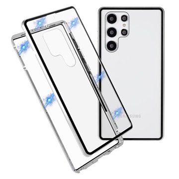 Cover Magnetica con Vetro Temperato per OnePlus 7T - Nera