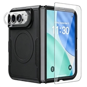 Custodia magnetica per iPhone Duo con protezione per lo schermo in vetro temperato e protezione per l'obiettivo della fotocamera