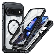 Custodia magnetica Google Pixel 11 Pro XL con protezione dello schermo in vetro temperato - Compatibile con MagSafe - Nero