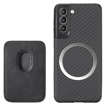 Cover Magnetica con Vetro Temperato per OnePlus 7T - Nera