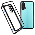 Cover Magnetica con Retro in Vetro Temperato per Samsung Galaxy A50 - Nera