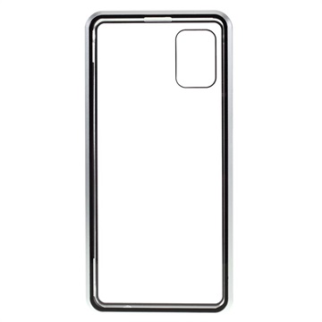 Cover Magnetica con Vetro Temperato per OnePlus 7T - Nera