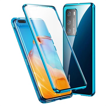 Cover Magnetica con Vetro Temperato per OnePlus 7T - Nera