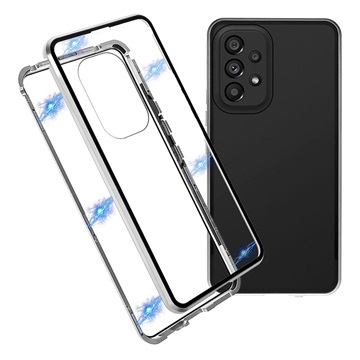 Cover Magnetica con Vetro Temperato per OnePlus 7T - Nera