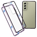 Cover Magnetica con Vetro Temperato per OnePlus 7T - Nera