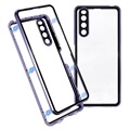 Cover Magnetica con Vetro Temperato per OnePlus 7T - Nera