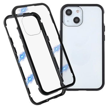 Cover Magnetica con Vetro Temperato per OnePlus 7T - Nera