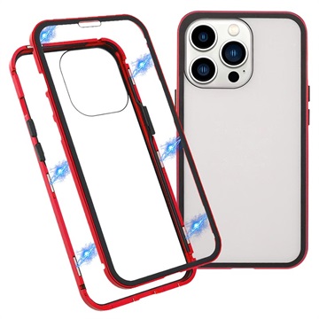 Cover Magnetica con Vetro Temperato per OnePlus 7T - Nera