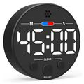 Timer magnetico LED per conto alla rovescia GL320 con display digitale - Nero / Bianco