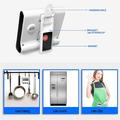 Timer da cucina digitale LCD magnetico di grandi dimensioni - Nero / Bianco
