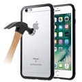 Cover Magnetica con Retro in Vetro Temperato per iPhone 6/6S - Nera