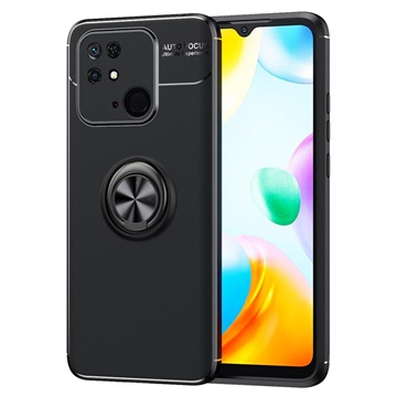 Custodia Magnetica con Anello di Supporto per Samsung Galaxy S9 - Nera