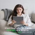 Caricatore wireless magnetico 18W - iPad Air 11 2024/2025/Air 2020/2022/Pro 11 2018/2020/2021/2022 - Nero