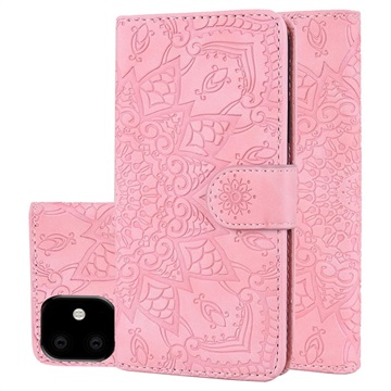 Custodia a Portafoglio Serie Mandala per iPhone 11 - Rosa